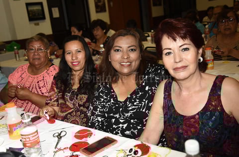 14052019 Esperanza, Esmeralda, María de la Luz y Rosa Sánchez Cháirez.