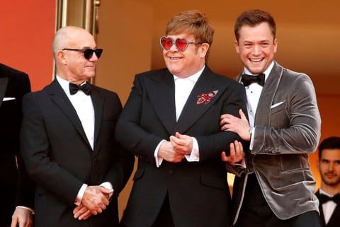 Elton John llega al estreno de Rocketman en Cannes