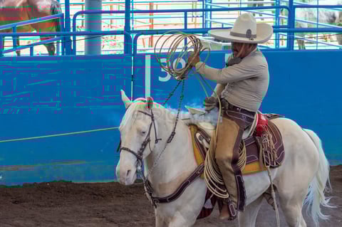 En la mañana, Hacienda de Triana, de Zacatecas, dio muestras de su talento en cada una de las suertes.