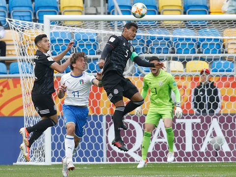 México pierde 2-1 en su debut del Mundial Sub-20 ante Italia
