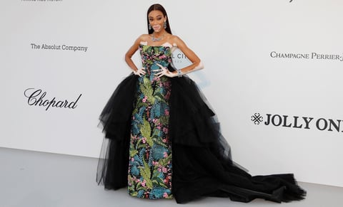 La modelo canadiense Winnie Harlow.