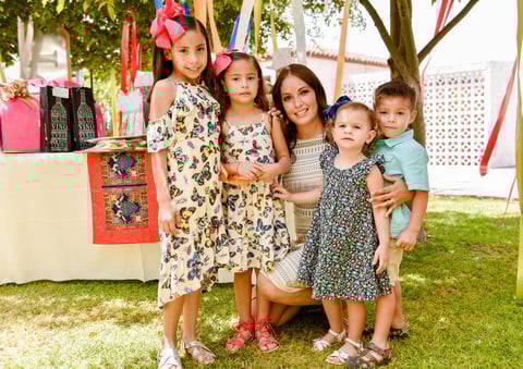 María, Isabel, Eugenia, Neto y Maribel