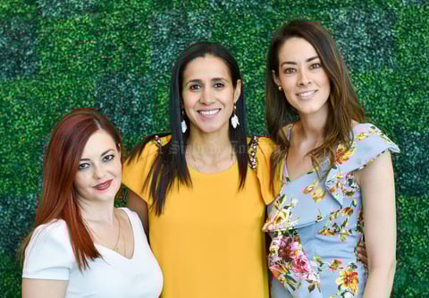 Cecilia González, Graciela Alday y Cecilia Flores