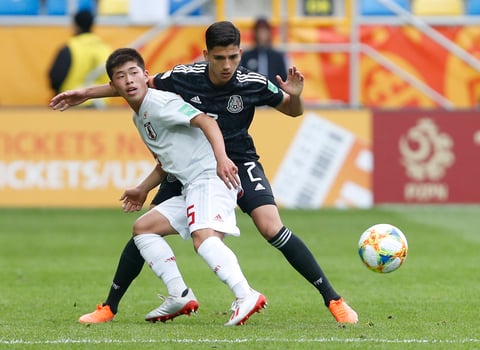 El Tri Sub-20 la pasó mal ante Japón.