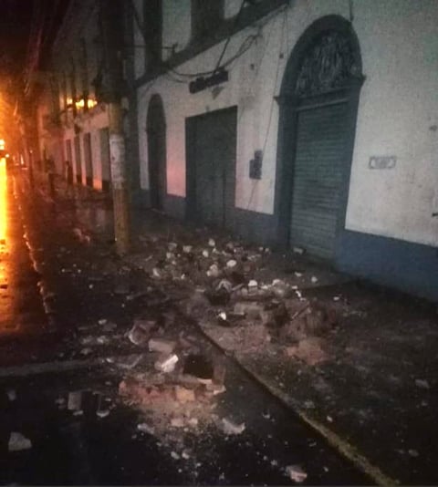 Se reportó que 226 familias quedaron damnificadas por igual número de casas que quedaron inhabitables.