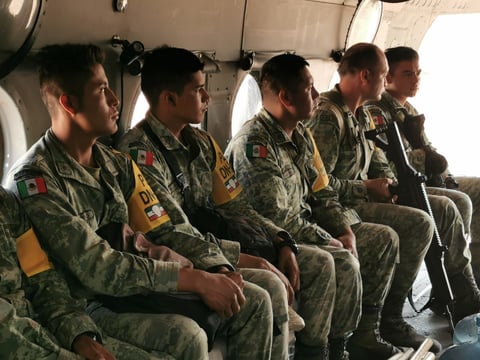 Elementos del Ejército Mexicano, la Comisión Nacional Forestal y la Secretaría de la Defensa Nacional permanecen en la zona.