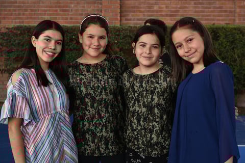 29052019 DíA DEL ESTUDIANTE.  Ximena, Natalia, Carolina y Ana Gabriela.