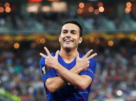 El español Pedro aumentó la ventaja del Chelsea en el minuto 60 al aprovechar un pase de Hazard.