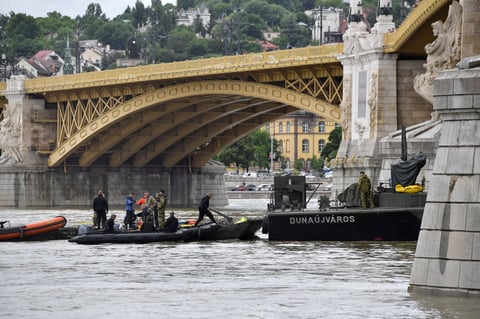 Se disipa la esperanza de hallar con vida a 21 náufragos en el Danubio.