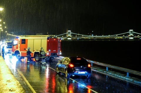 El hecho ocurrió a la altura de Budapest en la noche del miércoles.