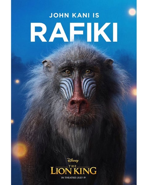 Lanzan pósters oficiales de El Rey León live-action