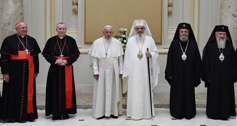 Se reunió con la Iglesia ortodoxa.