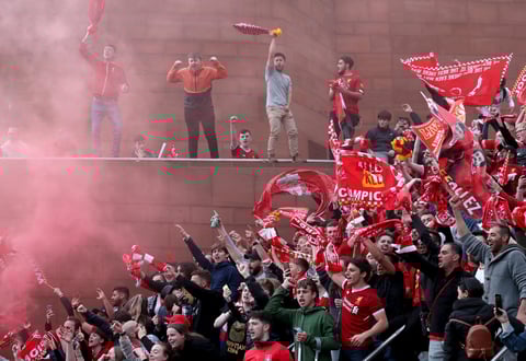 Liverpool festeja su título de la Champions con desfile