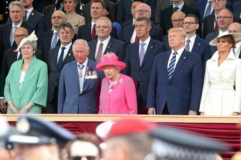 Se conmemoró el 75 aniversario del desembarco de Normandía.