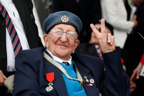 Algunos veteranos de guerra británicos, que ahora tienen más de 90 años, compartieron sus experiencias.