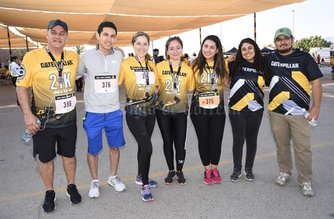 05062019 PARTICIPAN EN CARRERA ATLéTICA.  Ricardo, Espartaco, Fernanda, Gabriela, Sofía, Teresa y David.