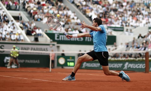 Thiem fue un duro oponente para Nadal.