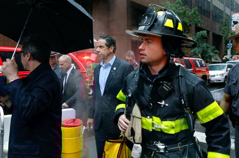 Cuomo dijo que no había señales de que se tratara de un atentado terrorista.