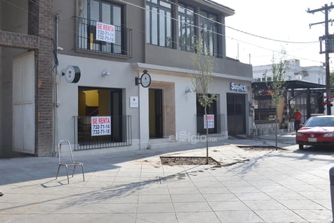 Una creciente cantidad de locales vacíos de todas dimensiones.