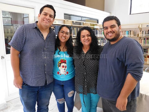 12062019 Luis Fernando Ortega Barker, Fernanda Martínez Ortega, Yadira Ortega Molina y Emmanuel Martínez Ortega.