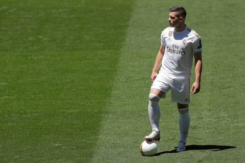 Luka Jovic vive su primer día como jugador del Real Madrid