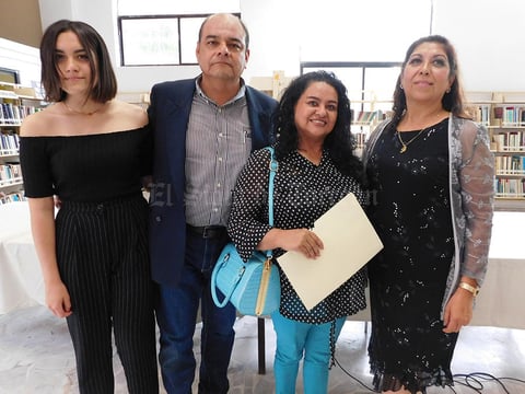 13062019 Paola Ortega B., Mario Alán Ortega Molina, Yadira Ortega Molina y Blanca Domínguez.