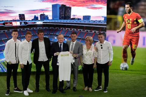 'Viene a formar parte de este equipo un jugador maravilloso, de esos distintos. Nuestra historia se ha forjado con futbolistas de talento. Hazard es un futbolista capaz de convertir el fútbol en algo sorprendente', dijo Pérez.