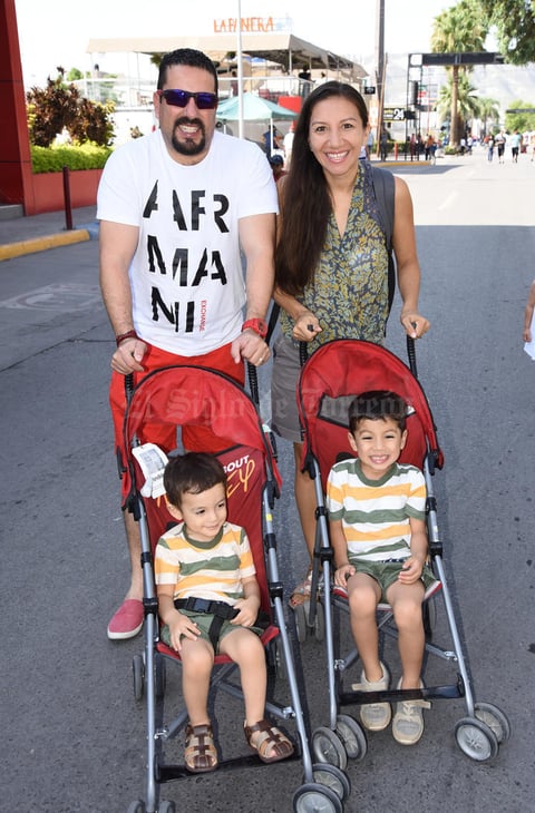 15062019 Edgar Briseño, Alejandra Torres, Franco y Marco.