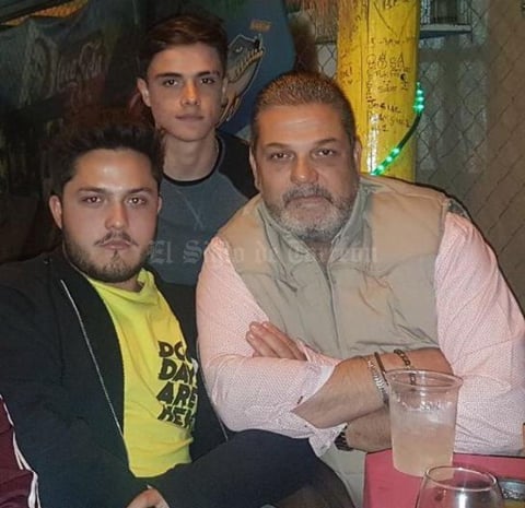 16062019 Rodo Alatorre con sus hijos, Rodolfo y Santiago.