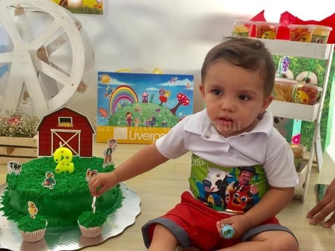18062019 MUCHAS FELICIDADES.  El pequeño Santi en su celebración por su segundo aniversario de vida.
