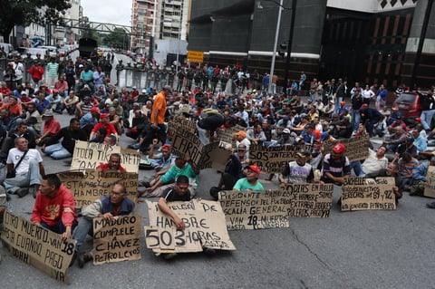 Nuevamente, se registraron protestas.