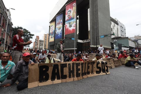 Bachelet visitó Venezuela después de decenas de peticiones de la oposición.