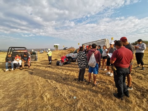 Los tripulantes presentaron sólo golpes menores.