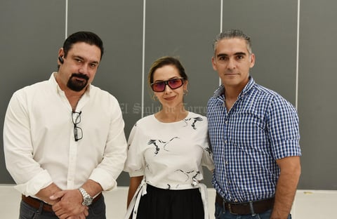 Luis Diz, Erika Obregón y Salvador Álvarez