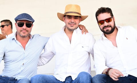 Federico, José Francisco y Damián