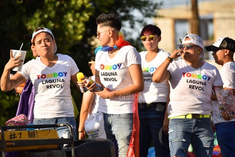 En el recorrido se usaron alrededor de diez unidades.