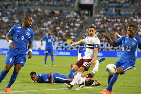 México vence a Martinica en la Copa Oro