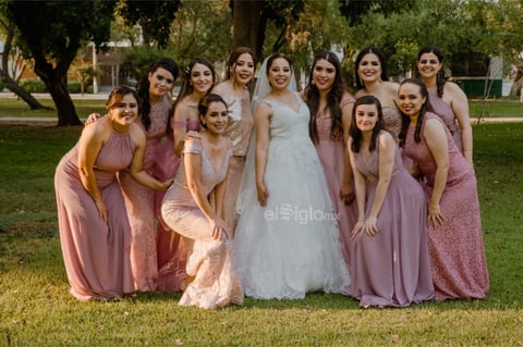 Amigas de la novia.