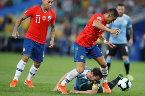 Uruguay derrota por la mínima a Chile