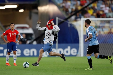 Uruguay derrota por la mínima a Chile