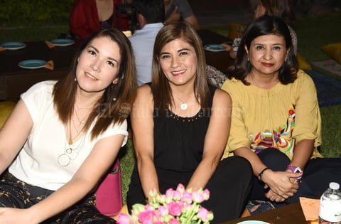 25062019 Lolis Márquez, Margarita Alcalá y Angie Gaytán.