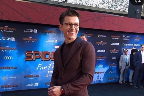 Desfilan por la alfombra roja del estreno de Spider-Man: Lejos de casa