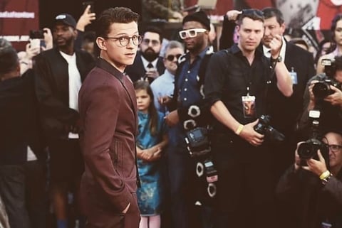 Desfilan por la alfombra roja del estreno de Spider-Man: Lejos de casa