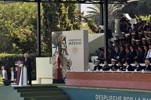 Al iniciar el despliegue formal de 70 mil elementos de la Guardia Nacional, el presidente Andrés Manuel López Obrador les pidió actuar a fondo y sin simulaciones.