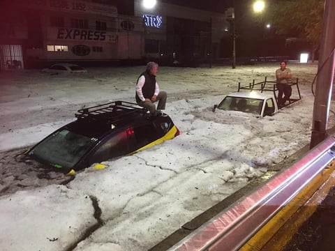 Sorprende granizada histórica a Guadalajara