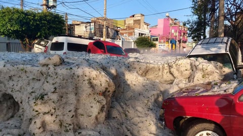 Sorprende granizada histórica a Guadalajara