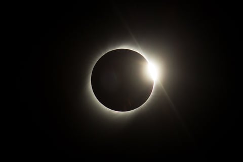 El eclipse comenzó a las 16:26 hora local (19:26 GMT) y el oeste del país fue el lugar privilegiado para observar cómo la Luna avanzó con movimiento firme sobre el sol hasta cubrirlo por completo sobre las 17:40 (20:40 GMT), en un fenómeno que por lo común es raro de ver pero que Argentina tendrá la suerte de repetir en 2020.