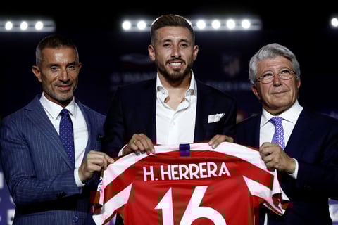 Presentan a Herrera con el Atlético de Madrid