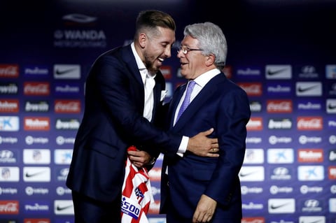 Presentan a Herrera con el Atlético de Madrid