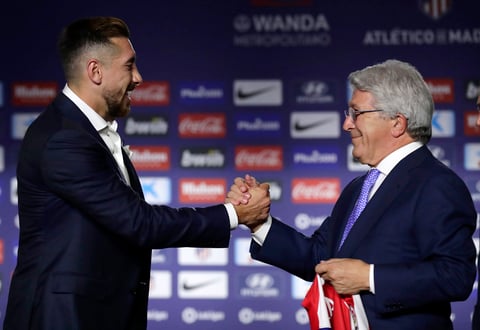 Presentan a Herrera con el Atlético de Madrid